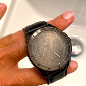 Black on black watch